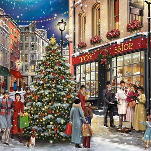 Christmas village jigsaw puzzles