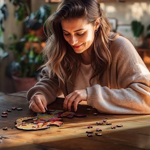 dachshund wooden jigsaw puzzle