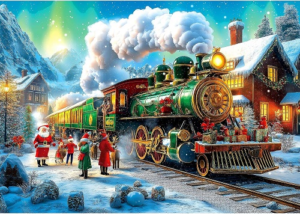 Christmas village jigsaw puzzles