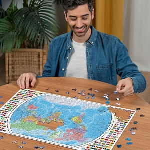 Puzzles inspired by maps
